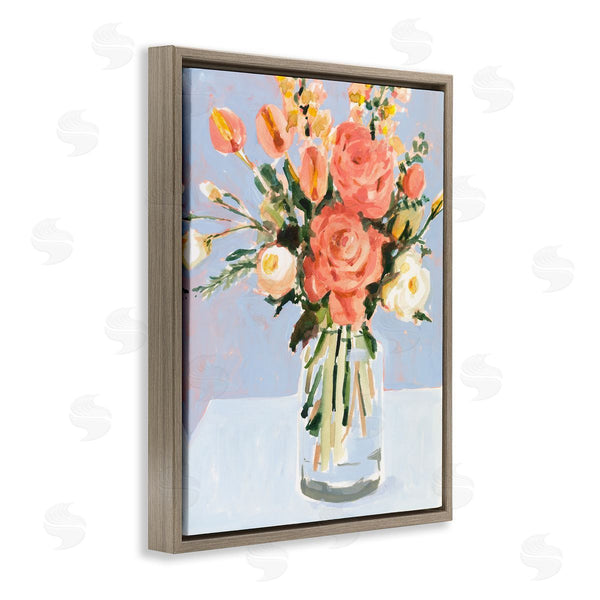 Stupell Industries Victoria Borges | Blushing Florals Undone Arrangement