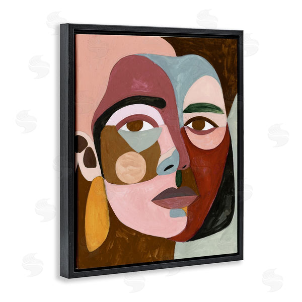Stupell Industries Victoria Borges | Contemporary Abstract Face Wall Art