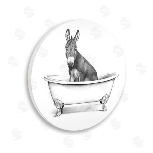 stupell industries Victoria Borges | Donkey in Claw Tub Wall Art