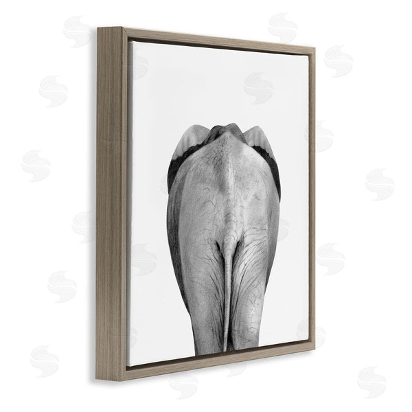 Stupell Industries Victoria Borges | Elephant Butt Portrait