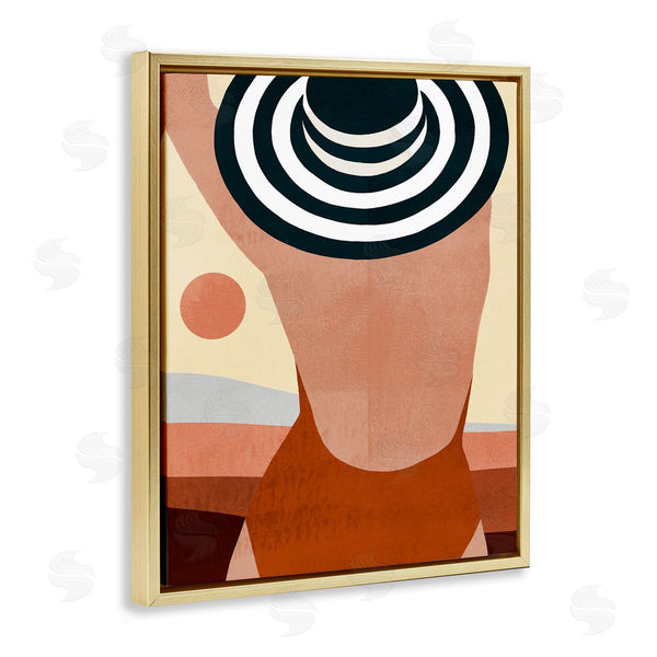 Stupell Industries Victoria Borges | Female Back At Summer Coast