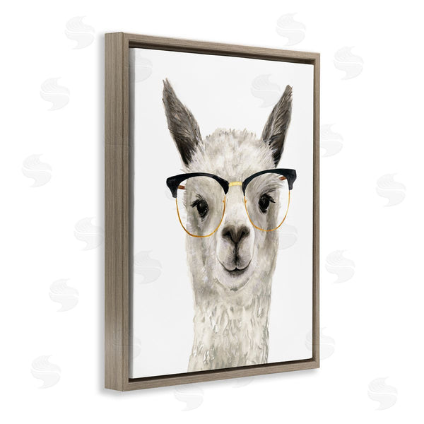 Stupell Industries Victoria Borges | Hipster Llama In Glasses