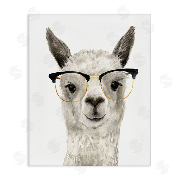 stupell industries Victoria Borges | Hipster Llama In Glasses