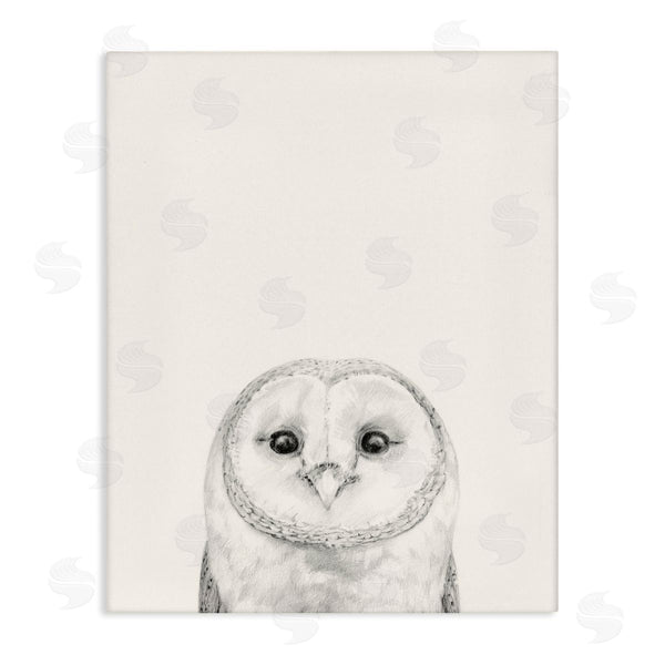 stupell industries Victoria Borges | Owl Portrait Grey