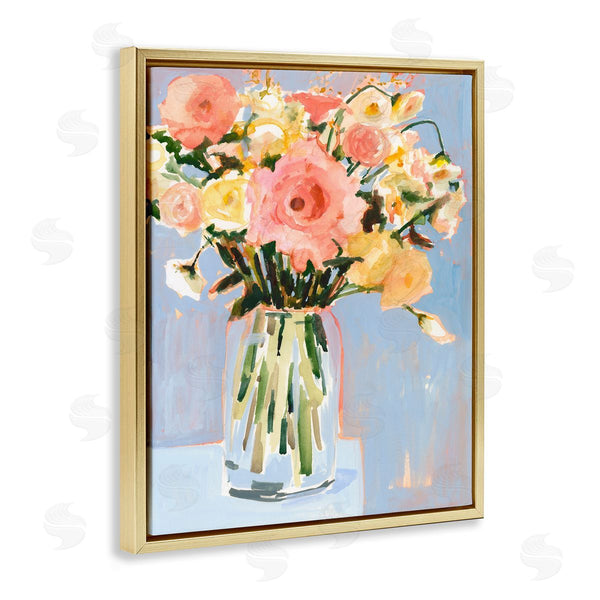 Stupell Industries Victoria Borges | Pink Florals Undone Arrangement