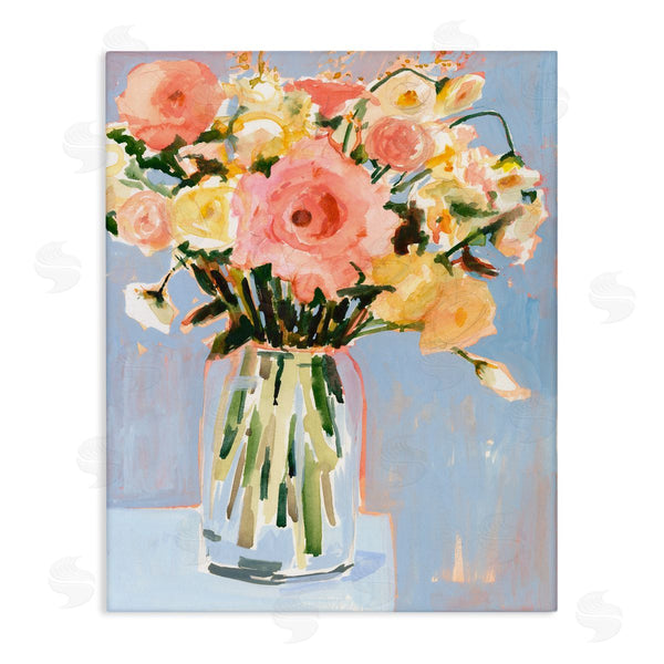 stupell industries Victoria Borges | Pink Florals Undone Arrangement