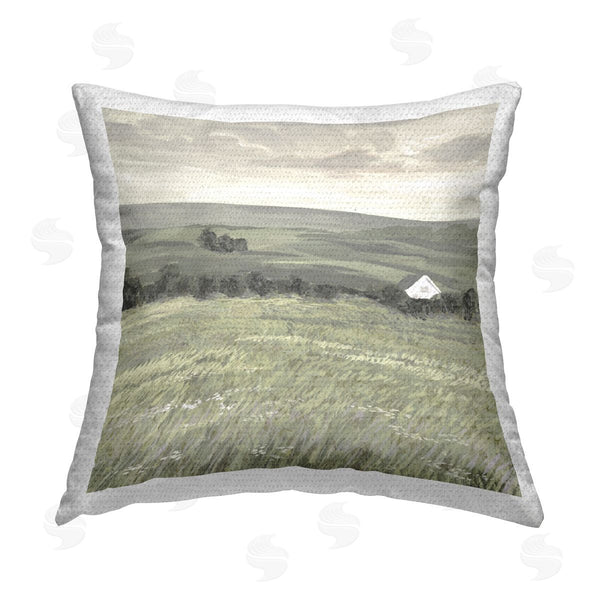 Stupell Industries Victoria Borges | Scenic Country Charm Printed Throw Pillow