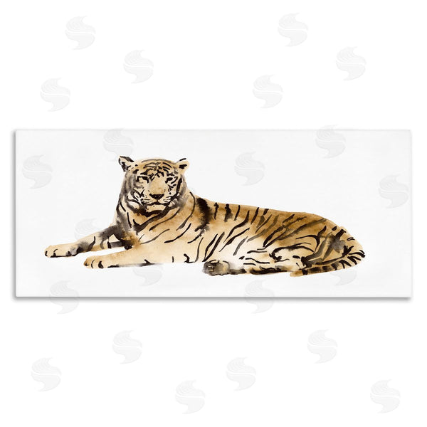 stupell industries Victoria Borges | Tiger Resting Orange Wall Art