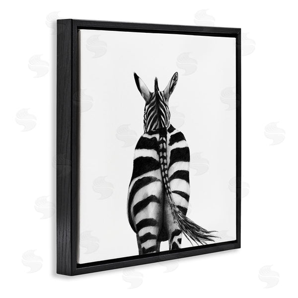 Stupell Industries Victoria Borges | Zebra Butt Portrait