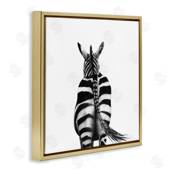 Stupell Industries Victoria Borges | Zebra Butt Portrait