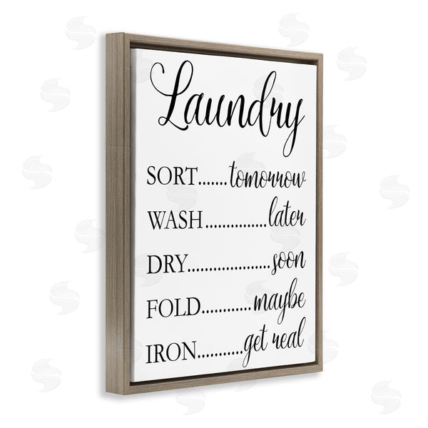 Stupell Industries Victoria Brown | Laundry Room Schedule Humorous Cleaning Priorities