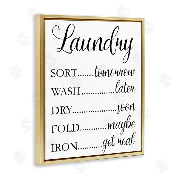 Stupell Industries Victoria Brown | Laundry Room Schedule Humorous Cleaning Priorities
