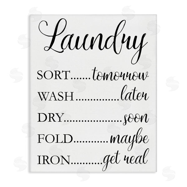 stupell industries Victoria Brown | Laundry Room Schedule Humorous Cleaning Priorities