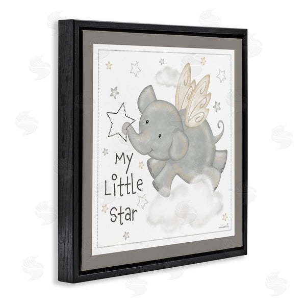 Stupell Industries Victoria Hutto | My Little Star Elephant Wall Art
