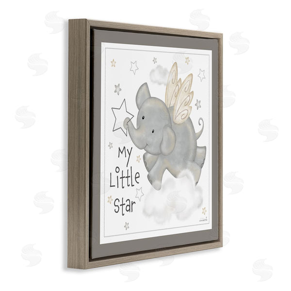 Stupell Industries Victoria Hutto | My Little Star Elephant Wall Art