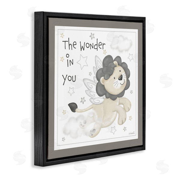 Stupell Industries Victoria Hutto | The Wonder In You Lion Wall Art