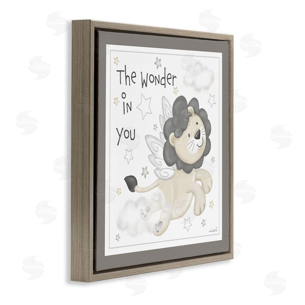 Stupell Industries Victoria Hutto | The Wonder In You Lion Wall Art