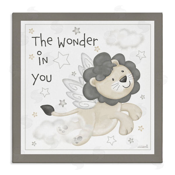 stupell industries Victoria Hutto | The Wonder in You Lion Wall Art