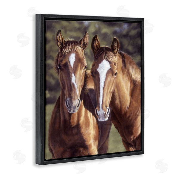 Stupell Industries Victoria Schultz | Brown Horse Pair