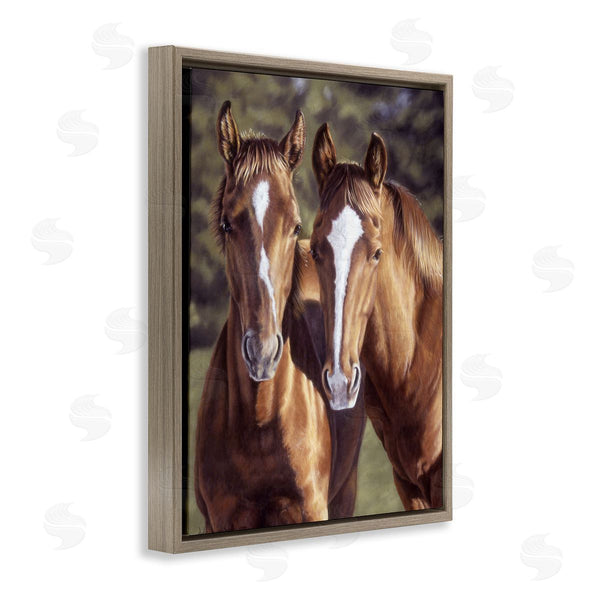 Stupell Industries Victoria Schultz | Brown Horse Pair
