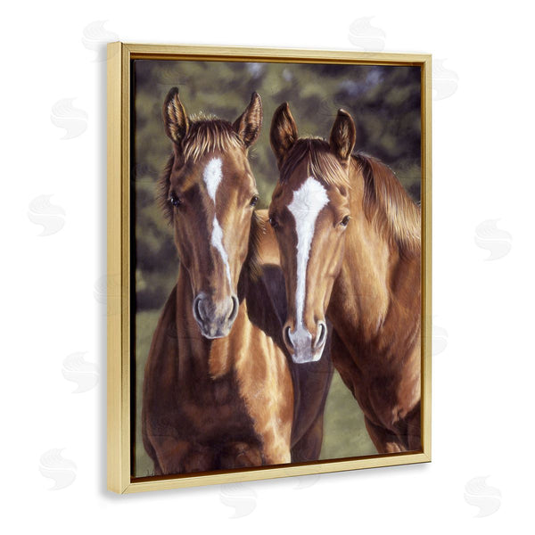 Stupell Industries Victoria Schultz | Brown Horse Pair