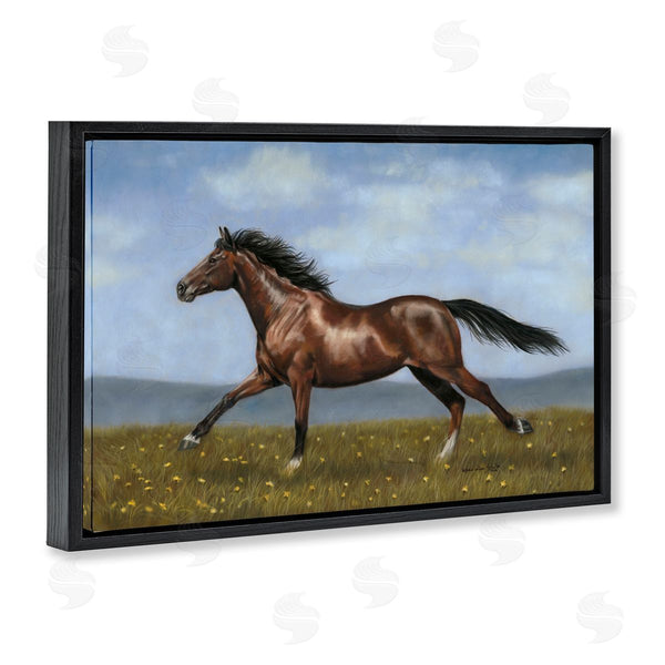 Stupell Industries Victoria Schultz | Brown Running Mare