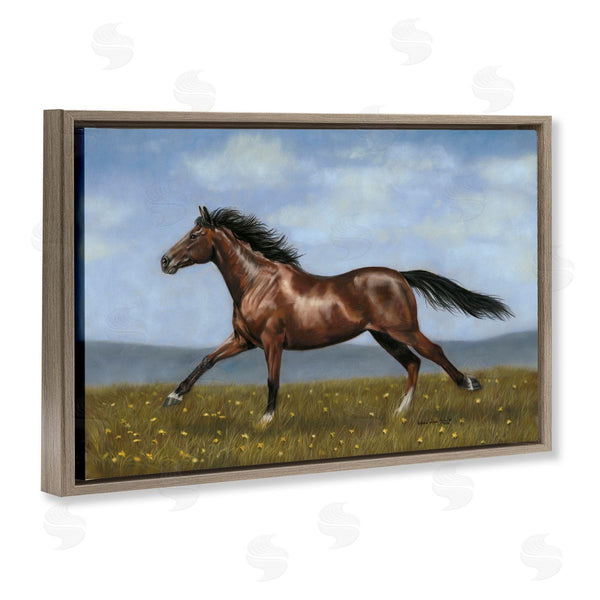 Stupell Industries Victoria Schultz | Brown Running Mare