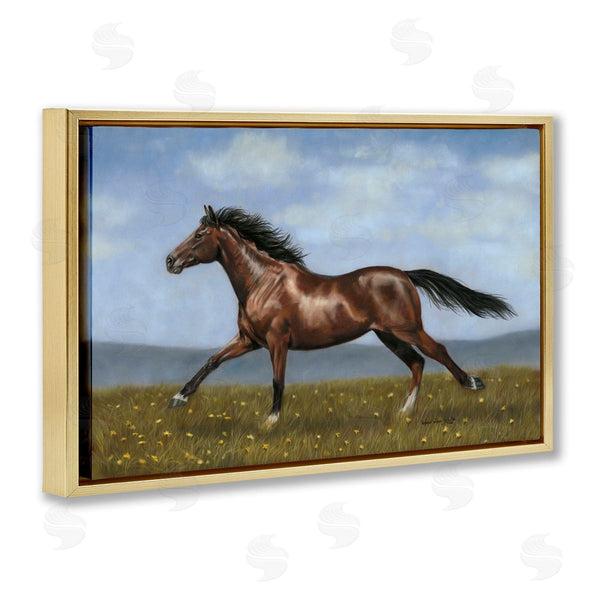 Stupell Industries Victoria Schultz | Brown Running Mare
