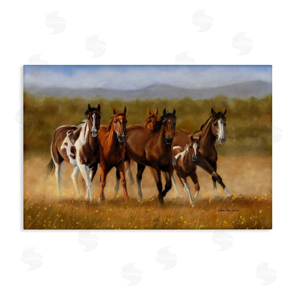 stupell industries Victoria Schultz | Foal's First Run
