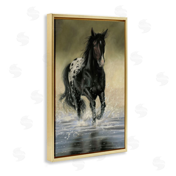 Stupell Industries Victoria Schultz | Splashing Galloping Horse