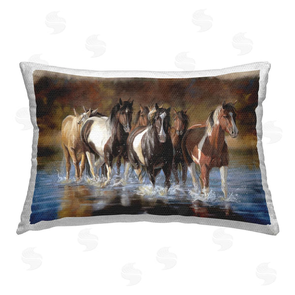 Stupell Industries Victoria Schultz | Splashing Horse Herd