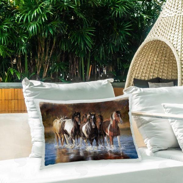 Stupell Industries Victoria Schultz | Splashing Horse Herd