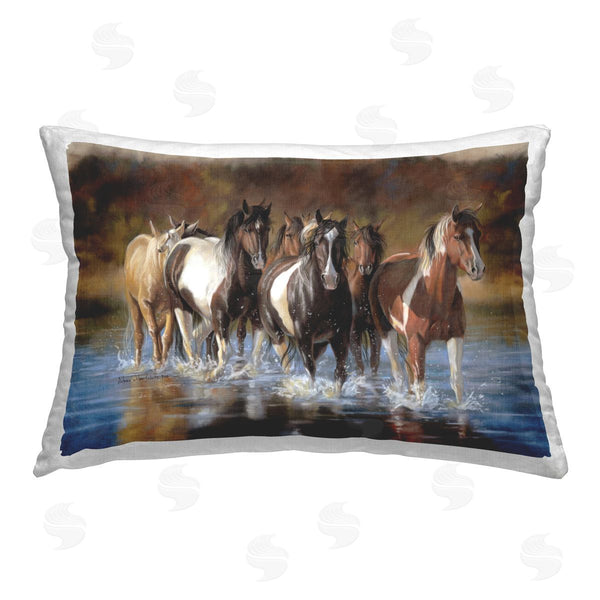 stupell industries Victoria Schultz | Splashing Horse Herd