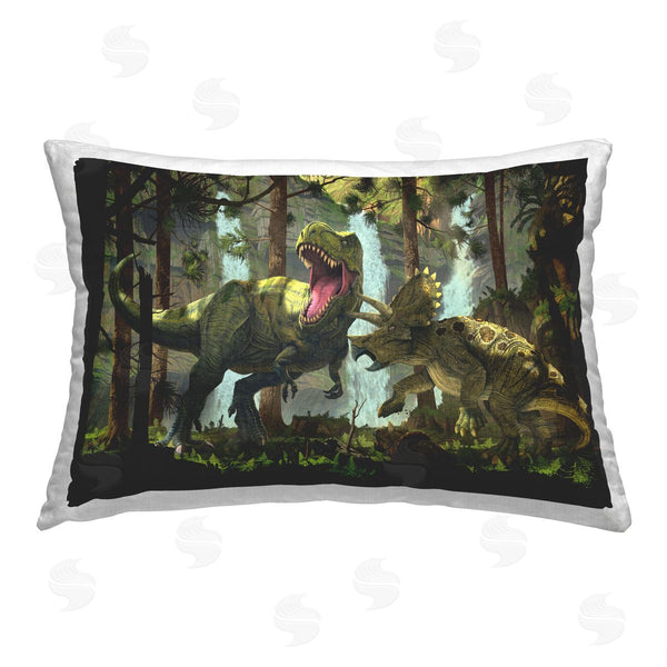 stupell industries Vincent Hie | Dinosaurs in Rainforest