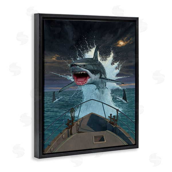 Stupell Industries Vincent Hie | Fish Out Of Water Shark