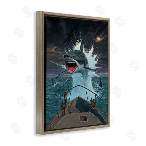 Stupell Industries Vincent Hie | Fish Out Of Water Shark