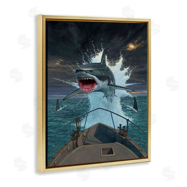 Stupell Industries Vincent Hie | Fish Out Of Water Shark