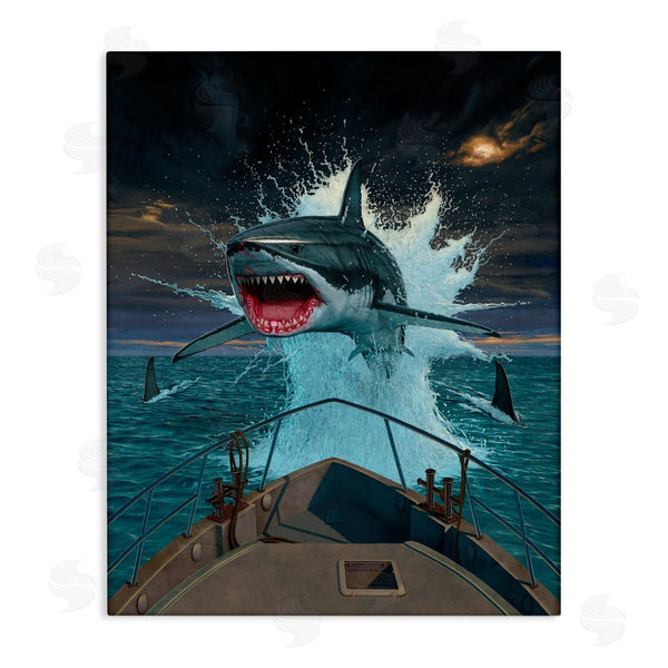 stupell industries Vincent Hie | Fish Out Of Water Shark