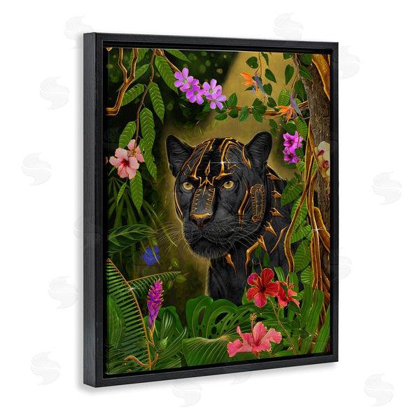 Stupell Industries Vincent Hie | Majestic Golden Panther Wall Art