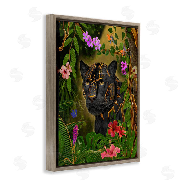 Stupell Industries Vincent Hie | Majestic Golden Panther Wall Art