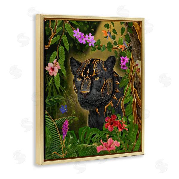 Stupell Industries Vincent Hie | Majestic Golden Panther Wall Art