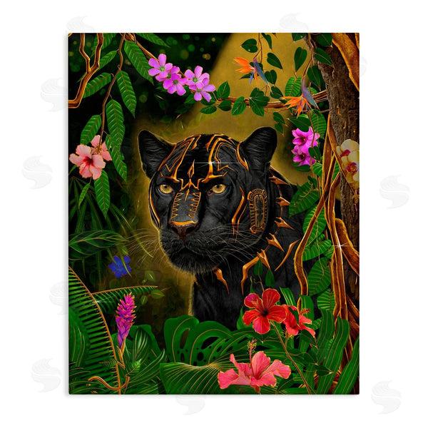 stupell industries Vincent Hie | Majestic Golden Panther Wall Art