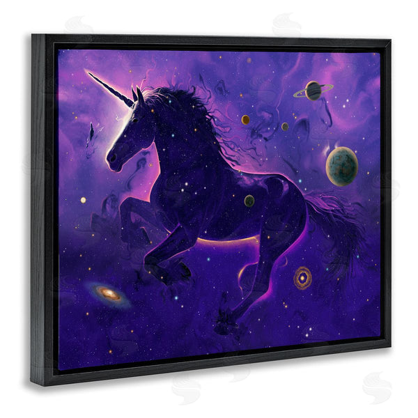 Stupell Industries Vincent Hie | Purple Unicorn Nebula