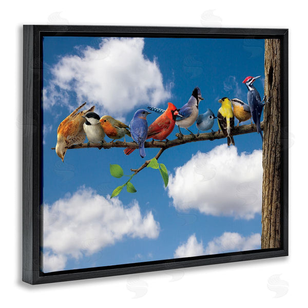 Stupell Industries Vincent Hie | Various Birds On Branch