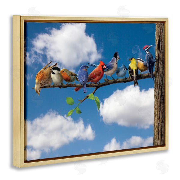 Stupell Industries Vincent Hie | Various Birds On Branch