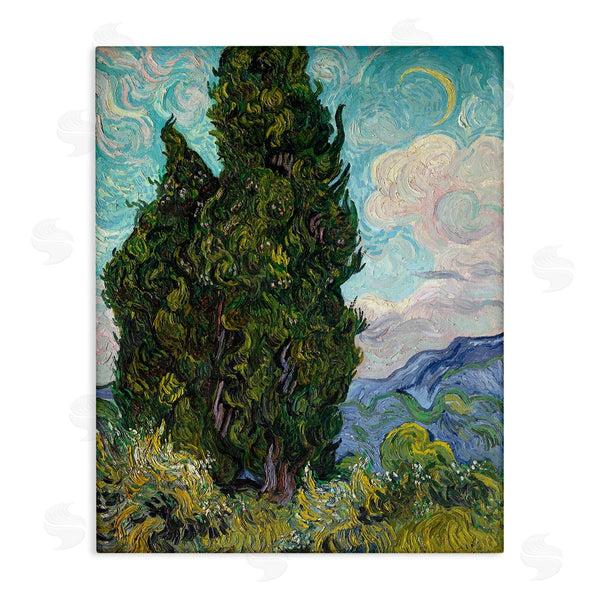 stupell industries Vincent Van Gogh | Cypresses 1889 Classical Painting