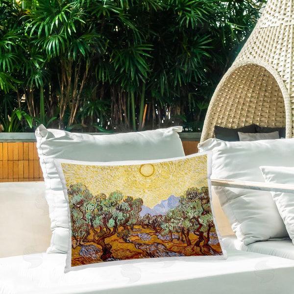 Stupell Industries Vincent Van Gogh | Olive Trees Van Gogh Throw Pillow