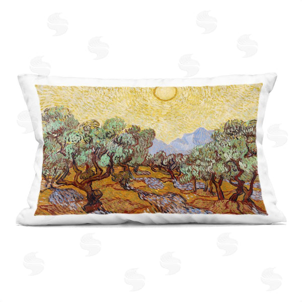 stupell industries Vincent Van Gogh | Olive Trees Van Gogh Throw Pillow