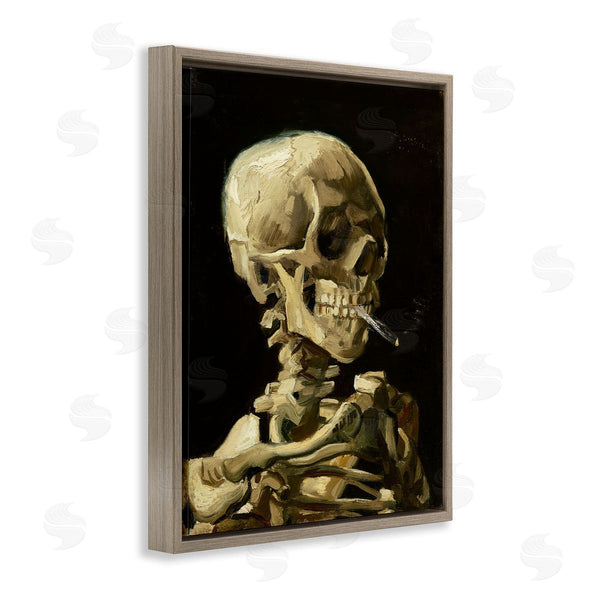 Stupell Industries Vincent Van Gogh | Skull With Burning Cigarette