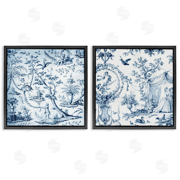 Stupell Industries Vintage Hustle | Intricate Toile Scenery Wall Art